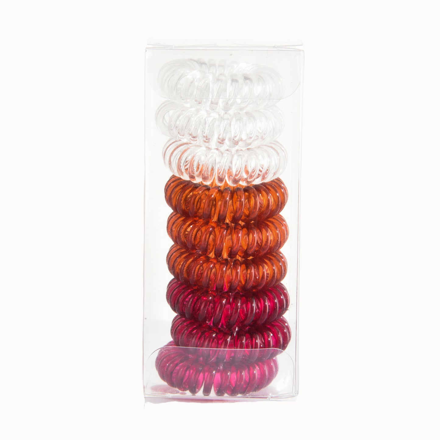 9 Pcs Spiral Hair Ties No Crease