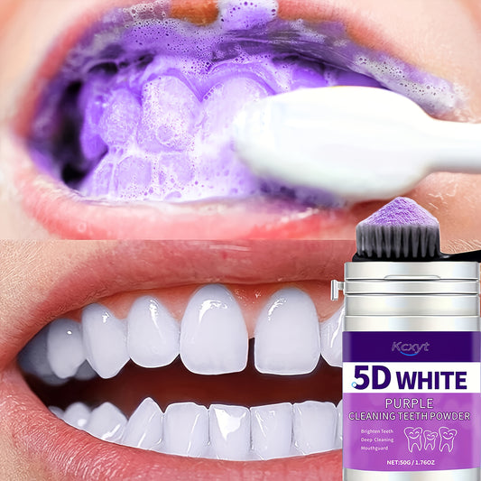 1 pack of purple teeth whitening powder