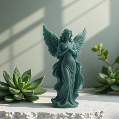1pc Angel Girl Angel Wings Silicone Mold, suitable for DIY candles, gypsum, handmade soaps