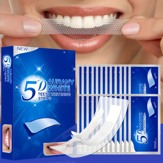 7/14 Pairs 5D Teeth Strips Brighten Tooth Strips for Man And Women