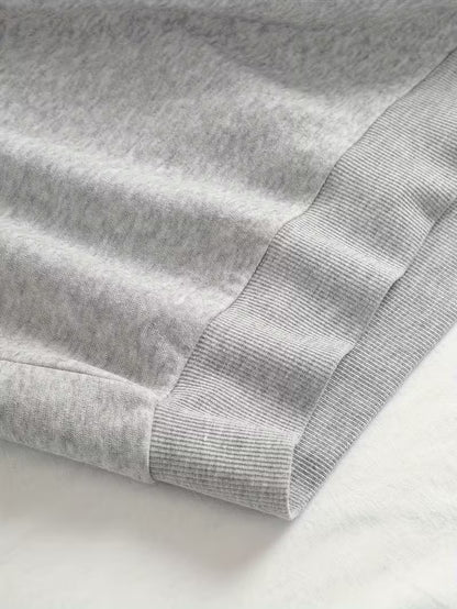 Women's Casual Long Sleeve Sweatshirt with Letter Print | Leisure Style