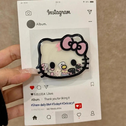 Sanrios Phone Accessories Hello kittys Paste Mobile Phone Holder Cartoon