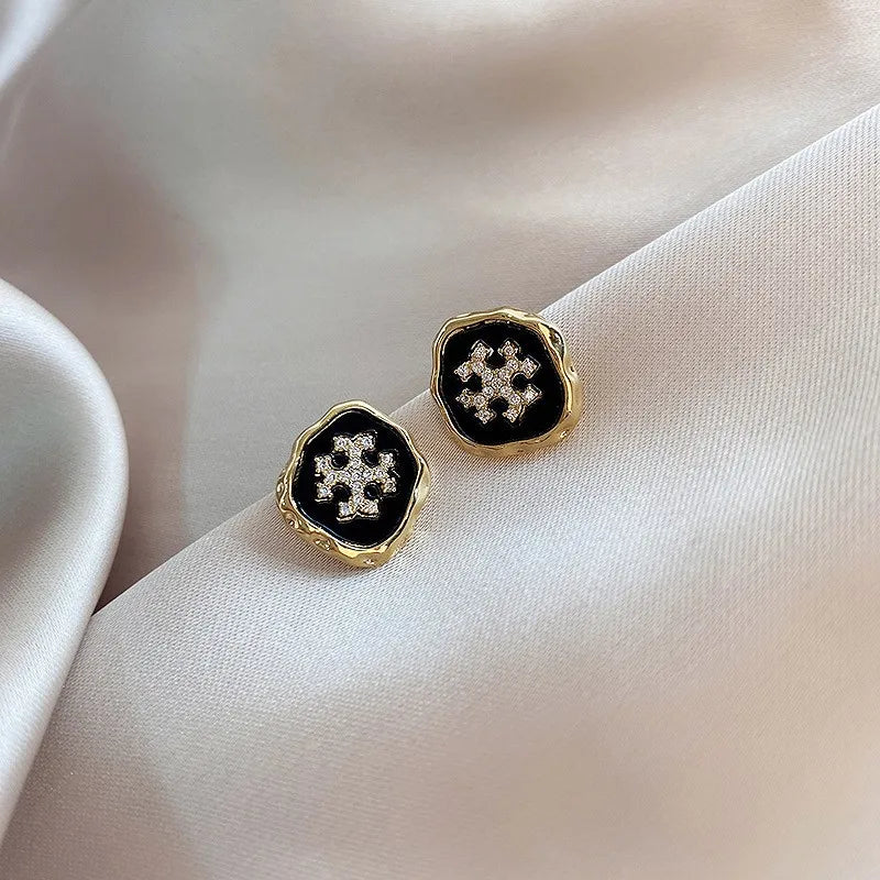 Snowflake Stud Earrings For Women