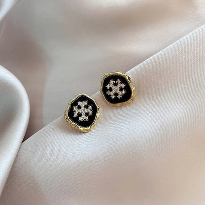 Snowflake Stud Earrings For Women