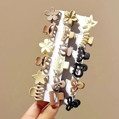 5/10/20/30pcs Beige Mixed Pack Small Clips