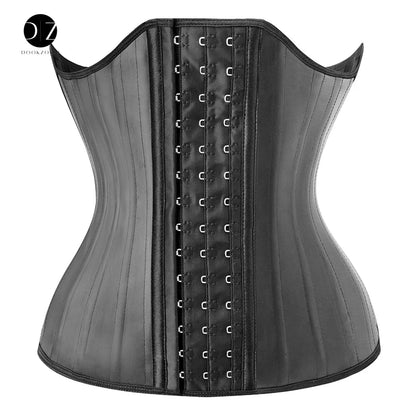 Body Shaper Shapewear Women 25 Steel Bones Latex Waist Trainer Corset Shapewear