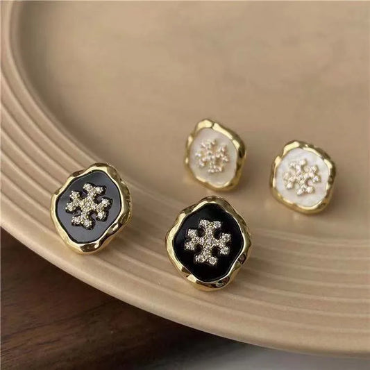 Snowflake Stud Earrings For Women