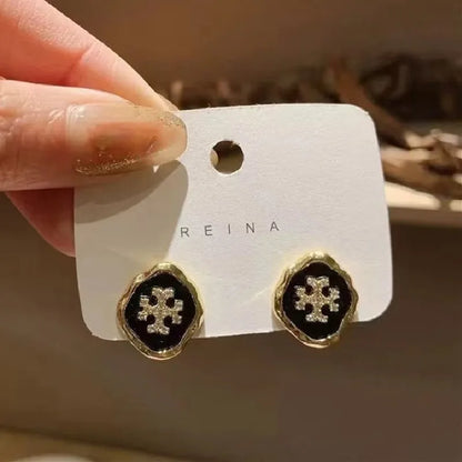 Snowflake Stud Earrings For Women