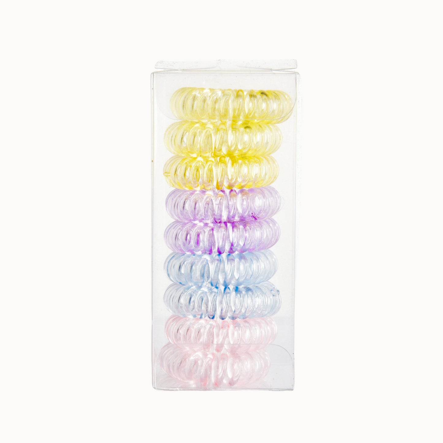 9 Pcs Spiral Hair Ties No Crease