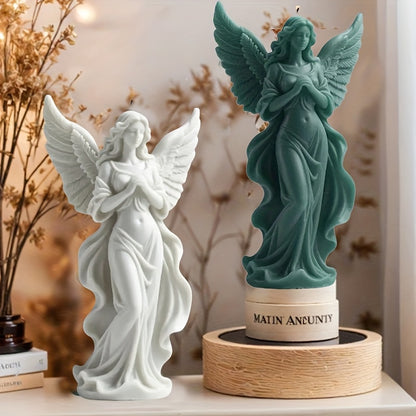 1pc Angel Girl Angel Wings Silicone Mold, suitable for DIY candles, gypsum, handmade soaps