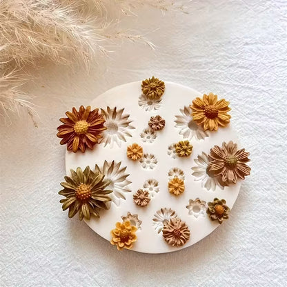 1pc Floral Silicone Mold for Crafting and DIY Projects