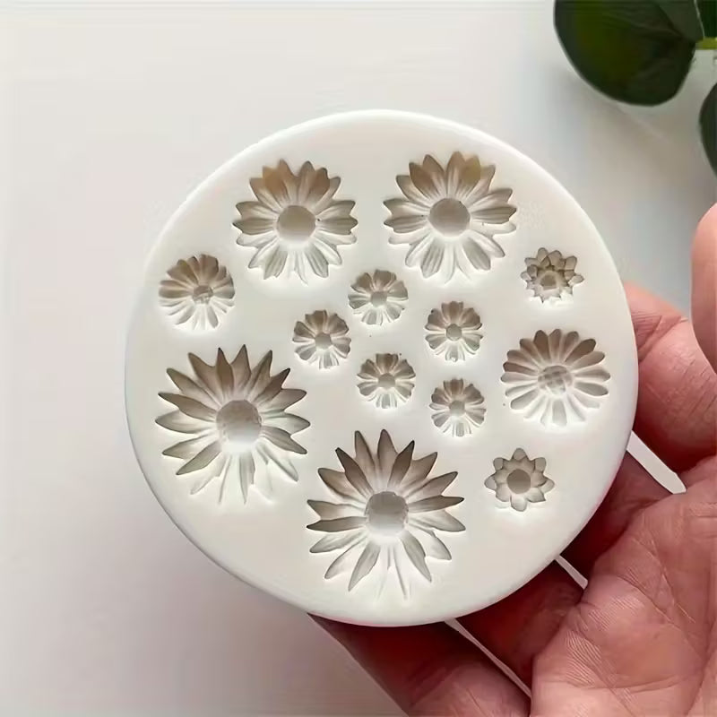 1pc Floral Silicone Mold for Crafting and DIY Projects
