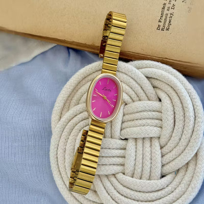 Vintage Golden-Tone Women's Quartz Watch