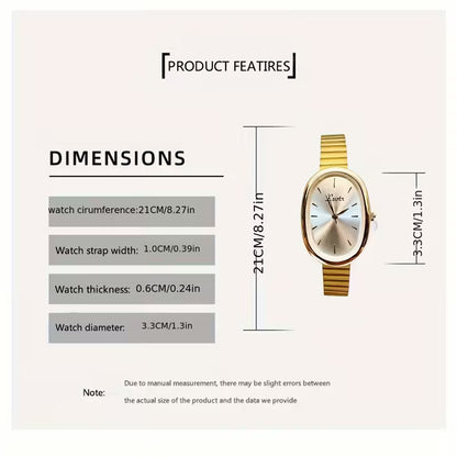 Vintage Golden-Tone Women's Quartz Watch