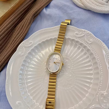 Vintage Golden-Tone Women's Quartz Watch