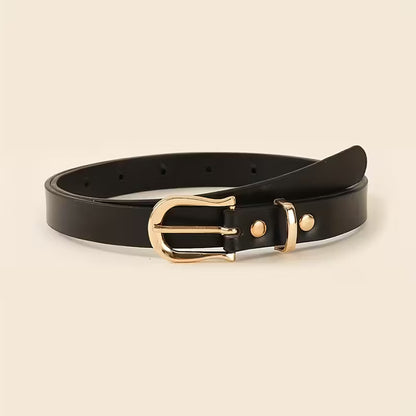 5pcs minimalist solid color elegant Girl's belts