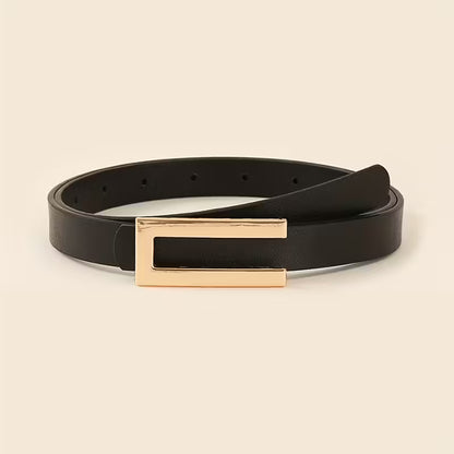 5pcs minimalist solid color elegant Girl's belts